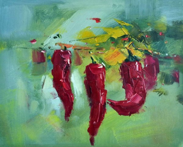 Перец в живописи