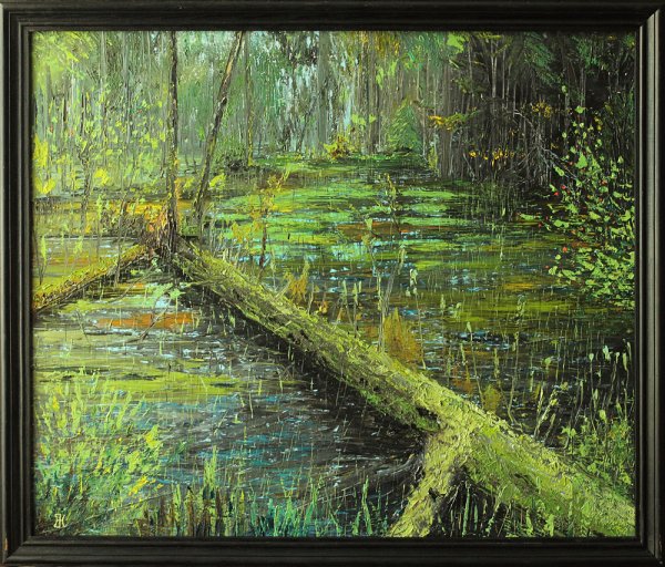 Болото живопись трясина