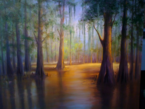 Болота Луизианы арт