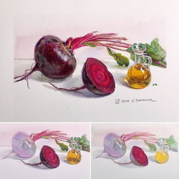 Елизавета Залегина художник акварели