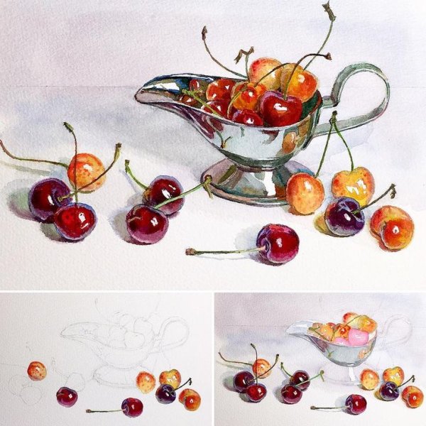 Залегина Елизавета акварель