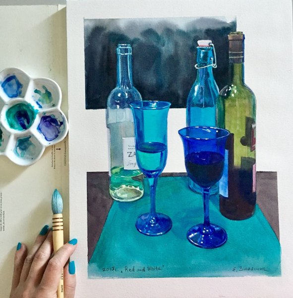 Залегина Елизавета стекло