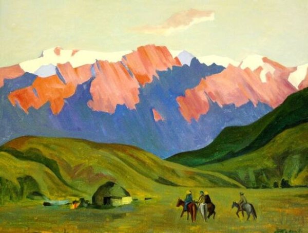 Бурятский художник Доржиев