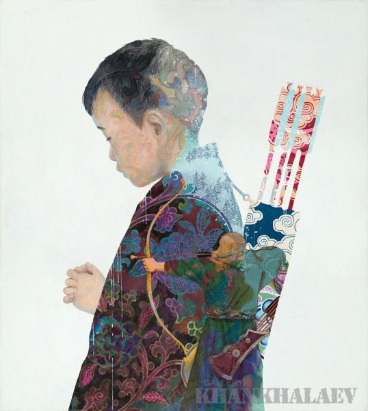 "Халаева" Бурятска картина