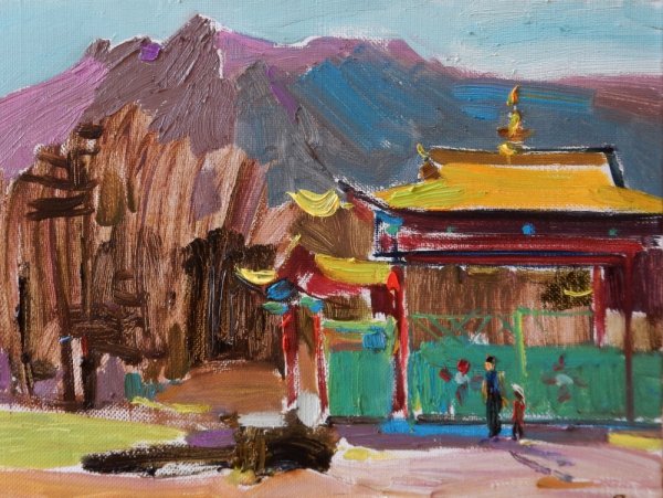 Сампилов Цыренжап Сампилович картины