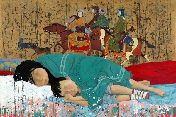 Бурятский художник Бальжинима