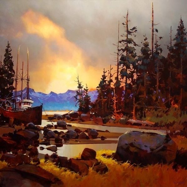 Michael o Toole акриловая живопись