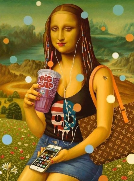 Мона Лиза современная