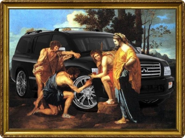 Знаменитые картины на современный лад