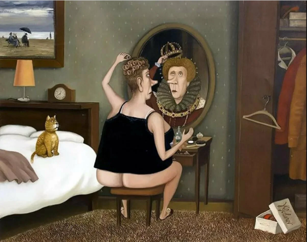 Смешные статусы про зеркало