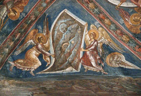 Фреска Дечаны Сербия страшный суд