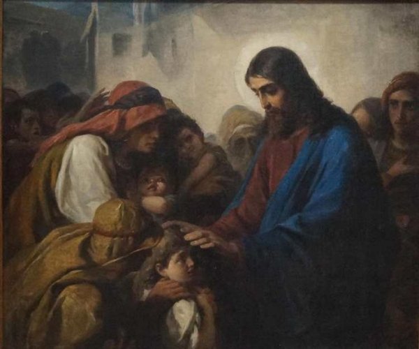 Трубящий ангел Архангел фреска