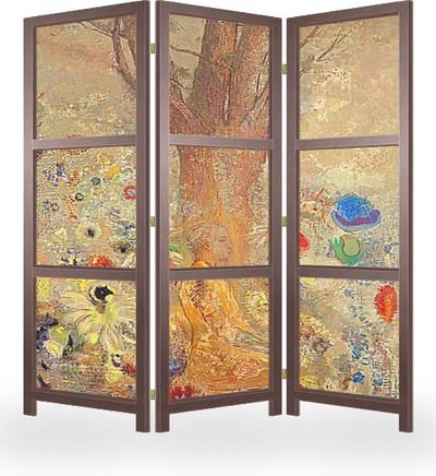 Японские ширмы перегородки эпохи Эдо