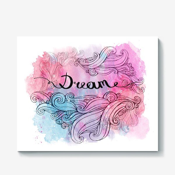 Надписи на холсте