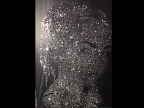 Портрет блестками