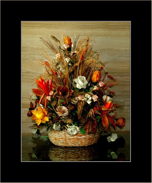 Икебана из сухоцветов