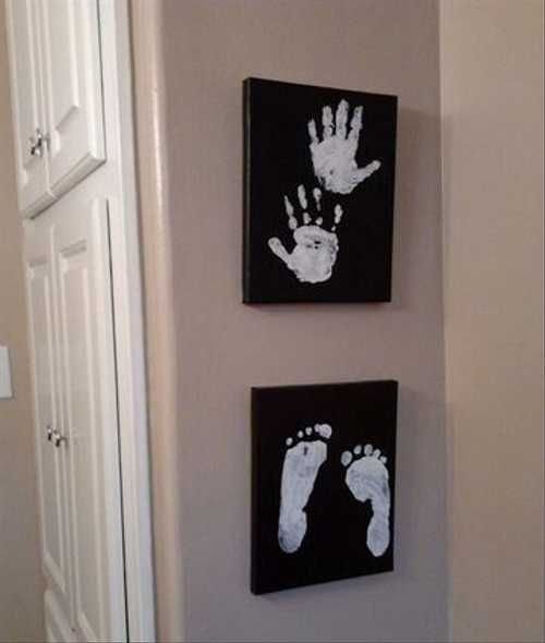 Картина из отпечатков рук