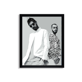 Мияги и Энди картина по номерам