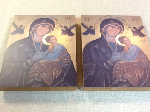 Печать икон на холсте