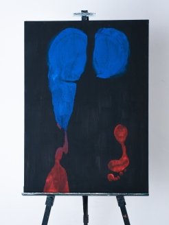 Картина отпечаток тела