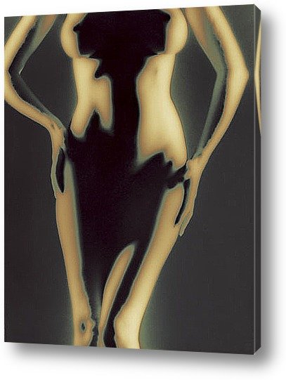 Картина женский силуэт