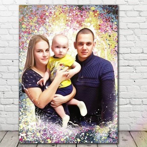 Семейные надписи на холсте (50 фото)