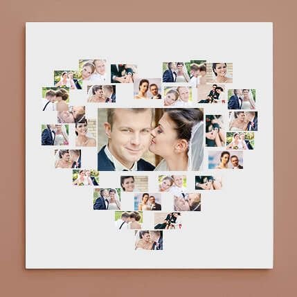 Коллаж из фотографий на день рождения