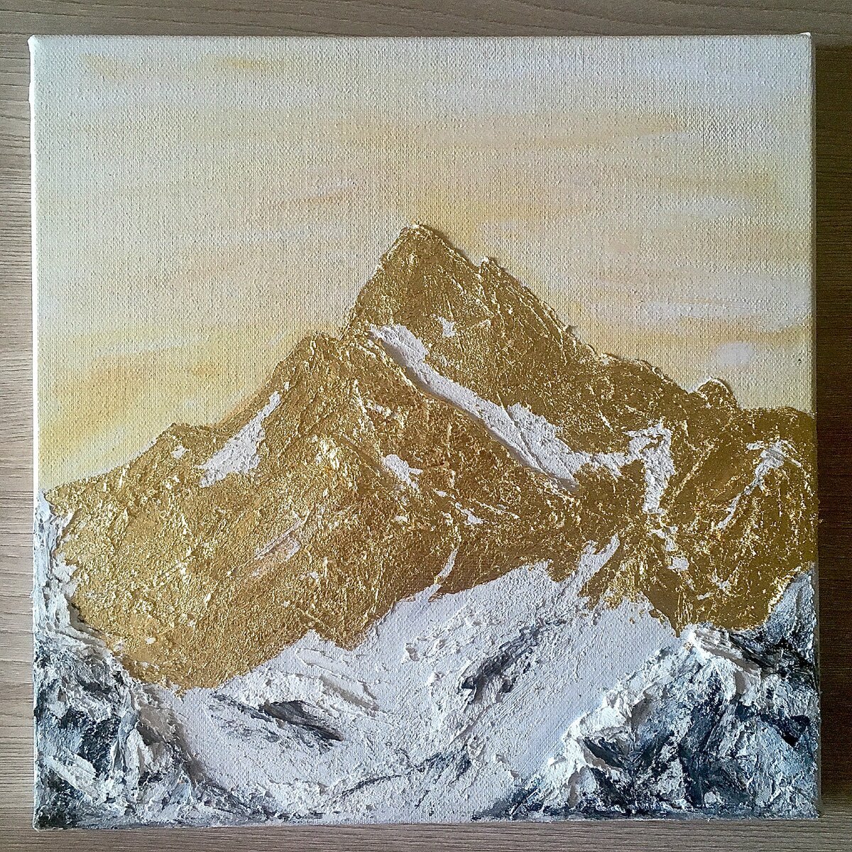 Картина горы с поталью