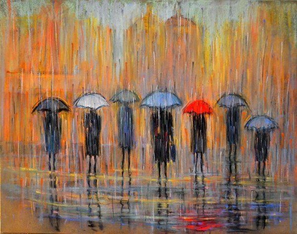 Картины с дождем известных художников