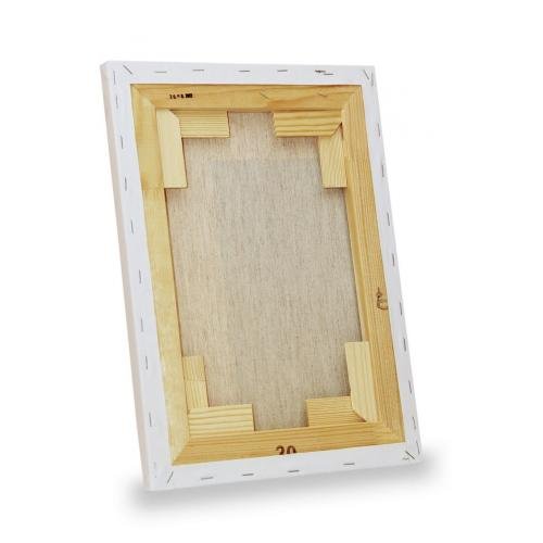 Холст на подрамнике с обратной стороны