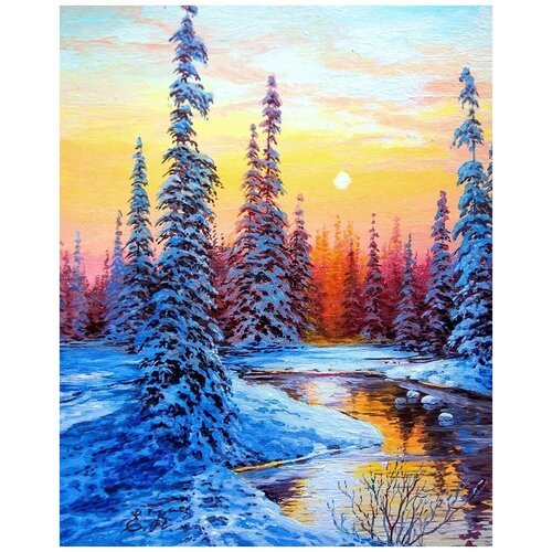 Алмазная мозаика Фрея утро