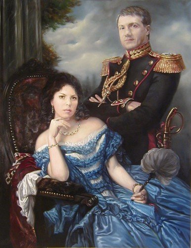 Портрет с розами