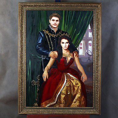 Портрет с розами