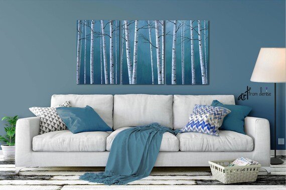 Гостиная в цвете Тиффани