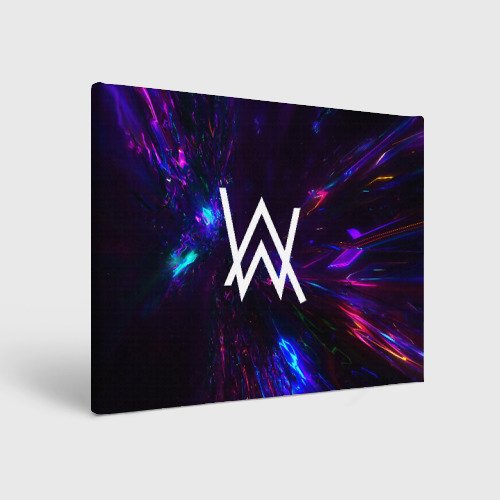 Неон на холсте