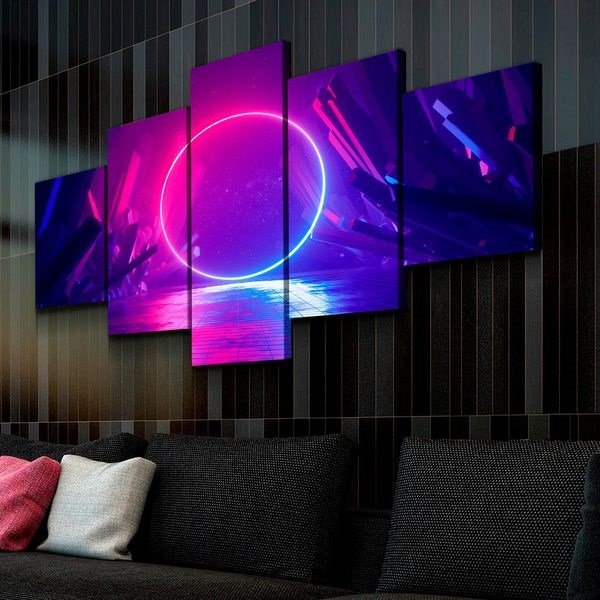 Неон холст (49 фото)