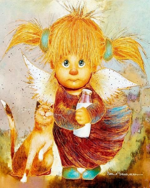 Виктор Низовцев картины ангелы