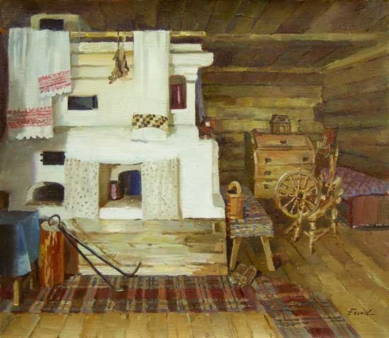 Изба внутри