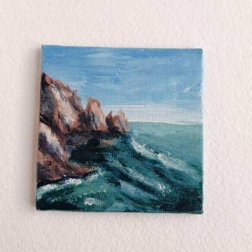 Миниатюры маслом на холсте