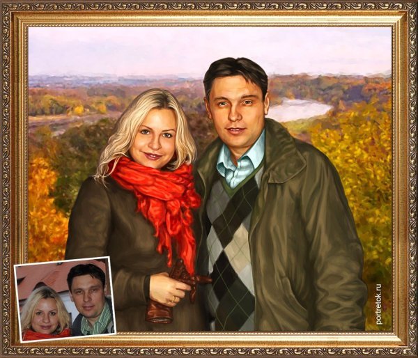 Семейный фотопортрет на холсте (49 фото)