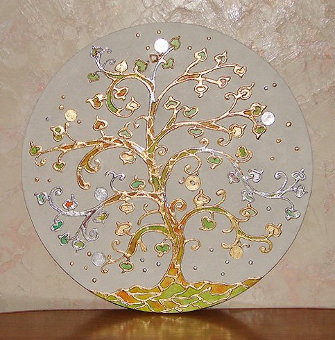 Круглое панно своими руками