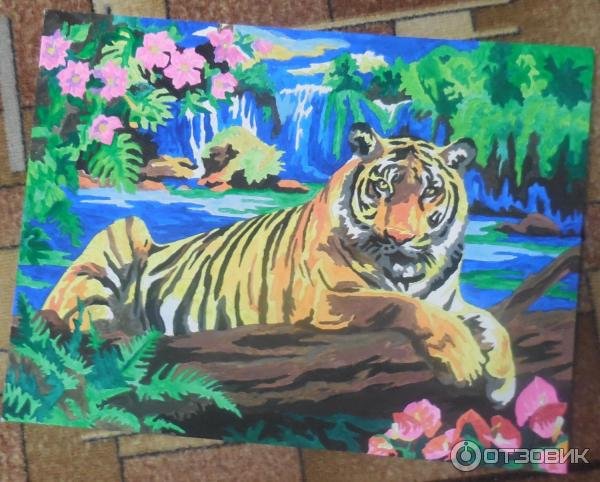 Картина по номерам рыжий кот