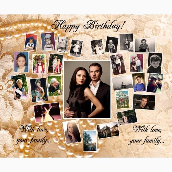 Подарок маме фотоколлаж