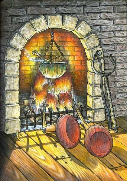 Каморка папы Карло из сказки золотой ключик