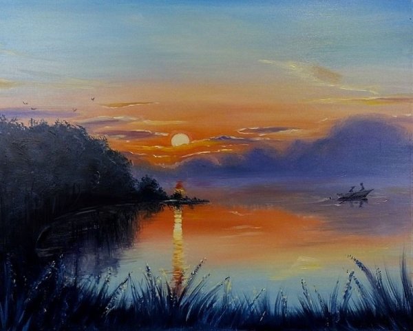 Пейзаж маслом