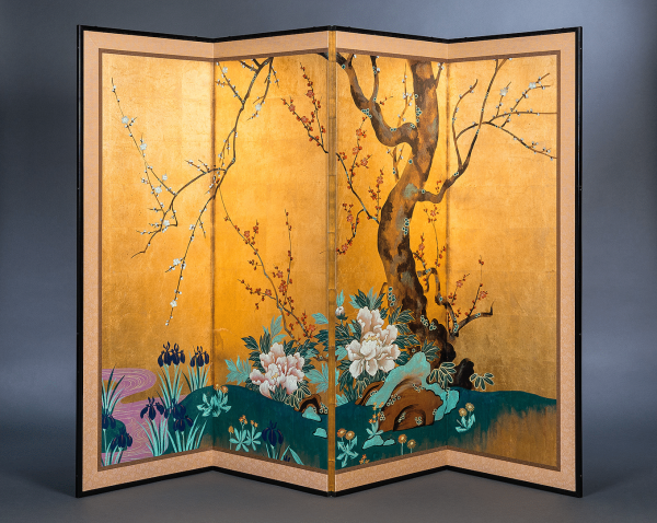 Ширма розы и Париж