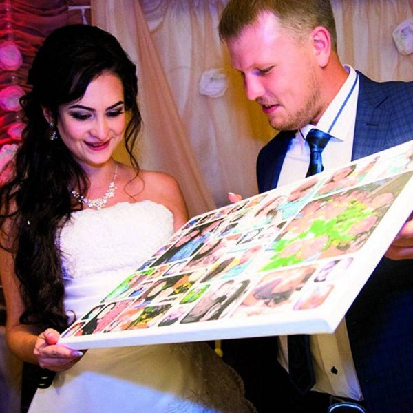 Подарок на свадьбу картина на холсте