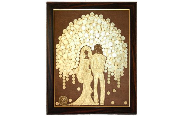 Подарок панно на свадьбу