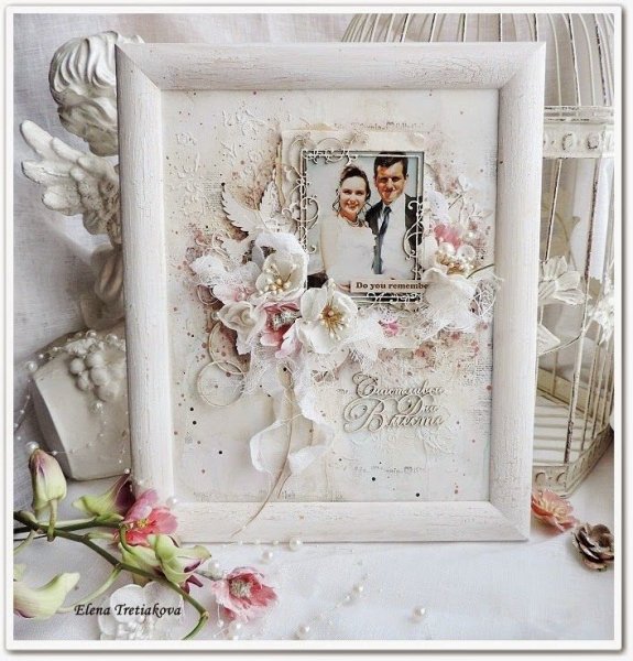 Свадебный портрет на холсте