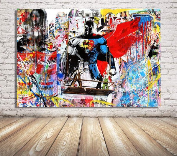 Бэнкси картины на холсте